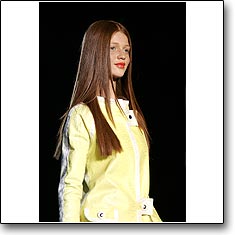 Just Cavalli Fashion show Milan Spring Summer '06 © interneTrends.com model Cinthia Dicker