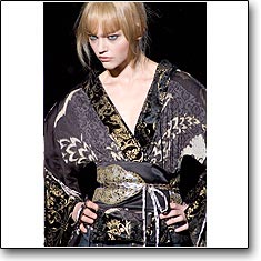 Just Cavalli Fashion show Milan Autumn Winter '06 '07  interneTrends.com model Sasha Pivovarova