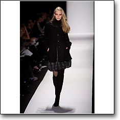 Badgley Mischka Fashion Show New York Autumn Winter '08 '09 © interneTrends.com model Tania Dziahileva