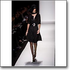 Badgley Mischka Fashion Show New York Autumn Winter '08 '09 © interneTrends.com model Bruna Tenorio