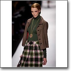 Badgley Mischka Fashion Show New York Autumn Winter '08 '09 © interneTrends.com model Milagros Schmoll
