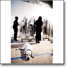 Kai Kuhne Fashion Show Backstage New York Autumn Winter '09 '10 © interneTrends.com