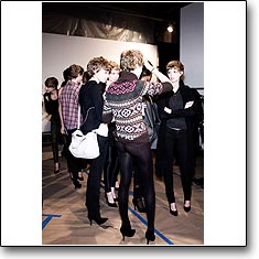 Kai Kuhne Fashion Show Backstage New York Autumn Winter '09 '10 © interneTrends.com