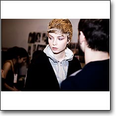 Kai Kuhne Fashion Show Backstage New York Autumn Winter '09 '10 © interneTrends.com
