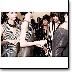 Kai Kuhne Fashion Show Backstage New York Autumn Winter '09 '10 © interneTrends.com