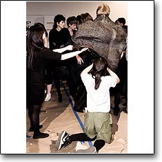 Kai Kuhne Fashion Show Backstage New York Autumn Winter '09 '10 © interneTrends.com