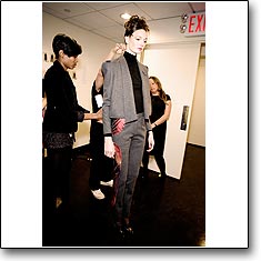 Michael Angel Fashion Show Backstage New York Autumn Winter '09 '10 © interneTrends.com