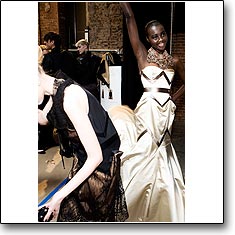 Unrath & Strano Fashion Show Backstage New York Autumn Winter '09 '10 © interneTrends.com