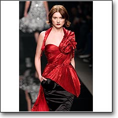 Zuhair Murad Fashion Show Milan Autumn Winter '09 '10 © interneTrends.com model Ol'ha Onchar