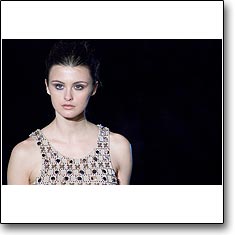 Salvatore Ferragamo Fashion show Milan Autumn Winter '06 '07  interneTrends.com model Trish Goff
