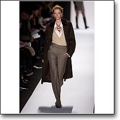 Badgley Mischka Fashion show New York Autumn Winter '07 '08 © interneTrends.com model Milagros Schmoll