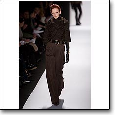 Badgley Mischka Fashion show New York Autumn Winter '07 '08 © interneTrends.com model Tanya Chubko