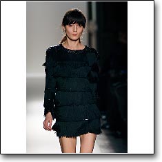 Balmain Fashion show Paris Autumn Winter '07 '08 © interneTrends.com model Irina Lazareanu