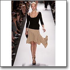Michael Kors Fashion show New York Spring Summer '07 © interneTrends.com model Gemma Ward code korss0702