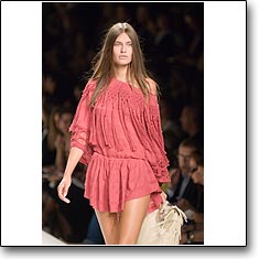 Trend Les Copains Fashion show Milan Spring Summer '07 © interneTrends.com model Bianca Balti