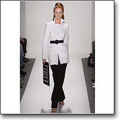 Joanna Mastroianni Fashion show New York Spring Summer '07 © interneTrends.com model Cintia Dicker code mastroiannis0704