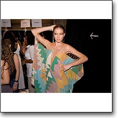 Rosa Cha Fashion show New York Spring Summer '07 © interneTrends.com model Solange Wilvert