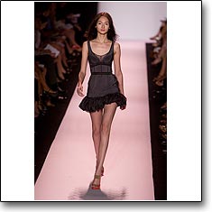 BCBG Max Azria Fashion show New York Spring Summer '08 © interneTrends.com model Bruna Tenoril