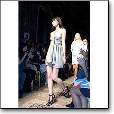Francesco Scognamiglio Fashion show Milan Spring Summer '08 © interneTrends.com model Kim Daul