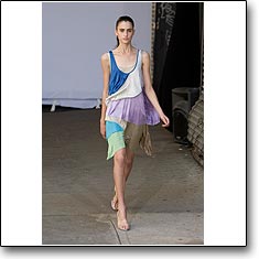 Josh Goot Fashion show New York Spring Summer '08 © interneTrends.com model Carolina Pantoliano