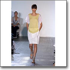 TSE Fashion show New York Spring Summer '08 © interneTrends.com model Sheila Marquez