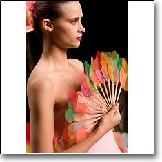Agatha Ruiz de la Prada Fashion Show Milan Spring Summer '09 © interneTrends.com model Janeta Samp