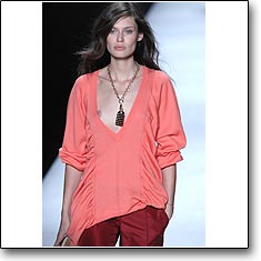 Derercuny Fashion Show Milan Spring Summer '09 © interneTrends.com model Bianca Balti