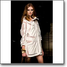 Ermanno Scervino Fashion Show Milan Spring Summer '09 © interneTrends.com model Olga Sherer