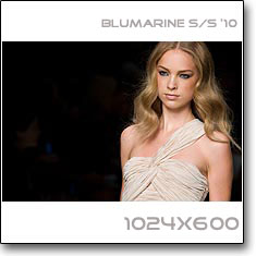 Click to download this wallpaper Blumarine S/S '10 model Heloise Guerin