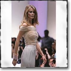 Salvatore Ferragamo Fashion Show Milan Fall Winter '91 '92  interneTrends.com classic model Claudia Schiffer