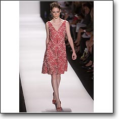 Carolina Herrera Fashion show New York Spring Summer '07 © interneTrends.com model Coco Rocha code herreras0703