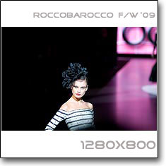 Click to download this wallpaper Roccobarocco F/W  '09 model Inguna Butane