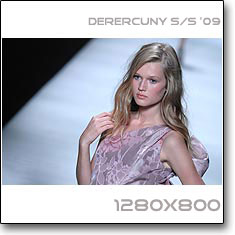 Click to download this wallpaper Derercuny S/S  '09 model Toni Garrn