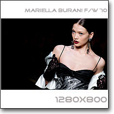 Click to download this wallpaper Mariella Burani F/W  '10 model Margaryta Senchylo