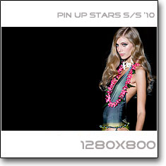 Click to download this wallpaper Pin Up Stars S/S '10 model Yasminka Muratovich