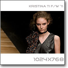 Click to download this wallpaper Kristina Ti F/W  '11 model Auguste Tomasuite
