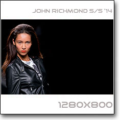 Click to download this wallpaper John Richmond S/S  '14 model Daniela Cosio